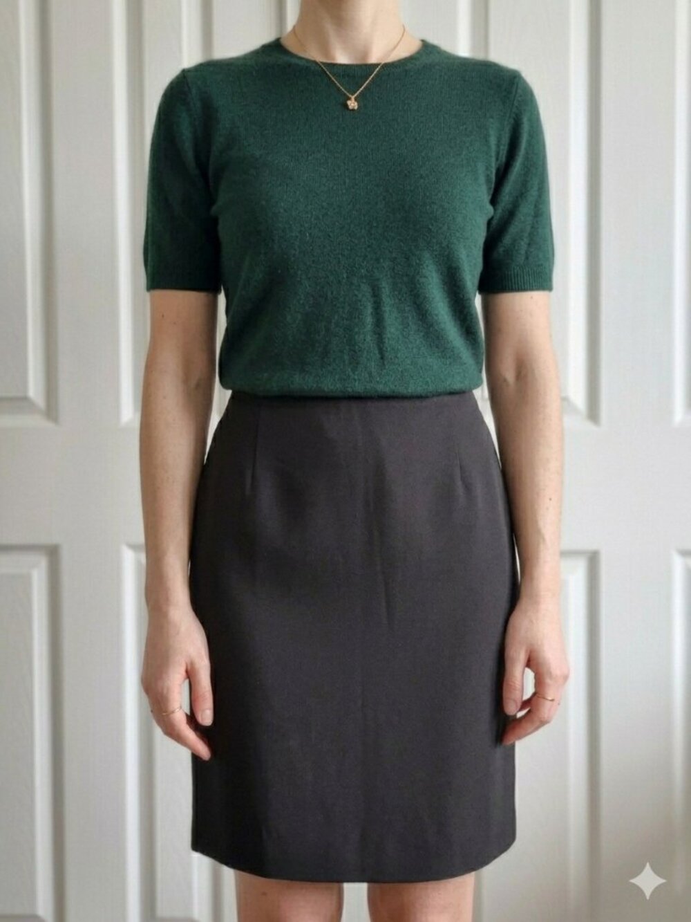 Sandra Angelozzi Black Skirt Size 38